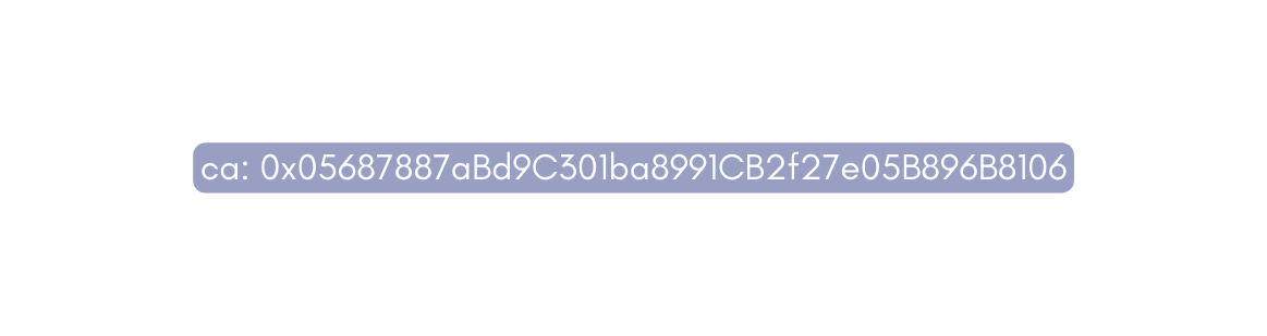 ca 0x05687887aBd9C301ba8991CB2f27e05B896B8106